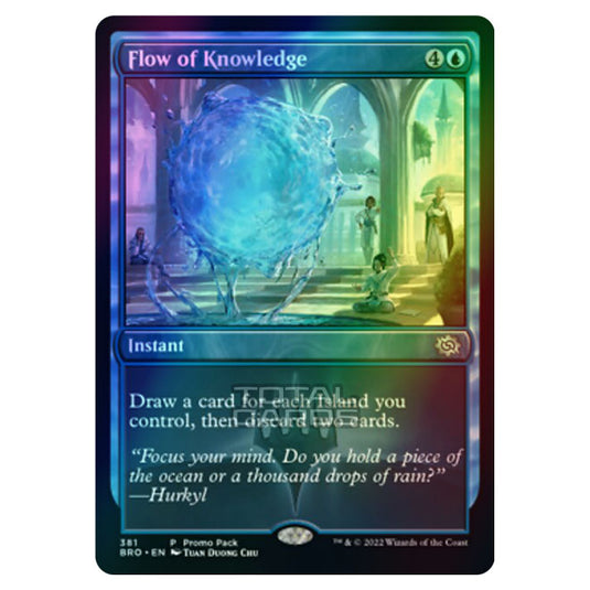 Magic The Gathering - The Brothers War - Flow of Knowledge (Promo) - 381/287 (Foil)