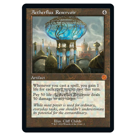 Magic The Gathering - The Brothers War - Retro Artifacts - Aetherflux Reservoir (Retro Frame Artifact) - 002