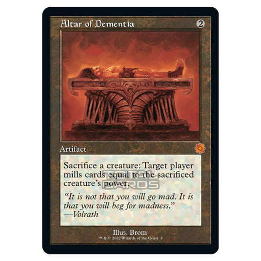 Magic The Gathering - The Brothers War - Retro Artifacts - Altar of Dementia (Retro Frame Artifact) - 003