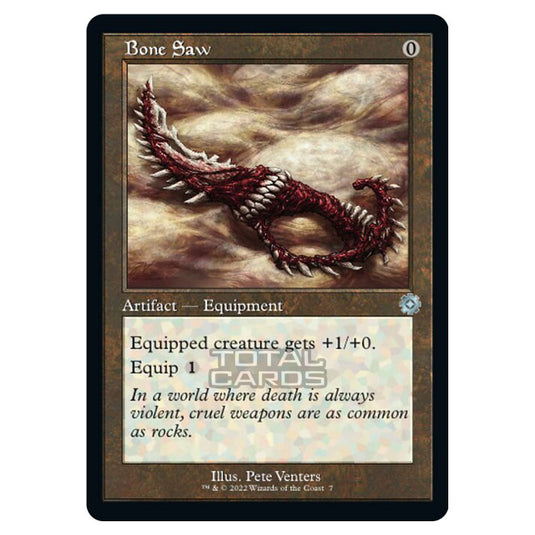 Magic The Gathering - The Brothers War - Retro Artifacts - Bone Saw (Retro Frame Artifact) - 007