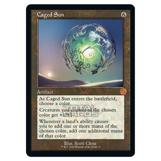 Magic The Gathering - The Brothers War - Retro Artifacts - Caged Sun (Retro Frame Artifact) - 009
