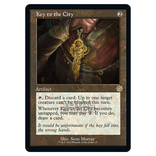 Magic The Gathering - The Brothers War - Retro Artifacts - Key to the City (Retro Frame Artifact) - 027