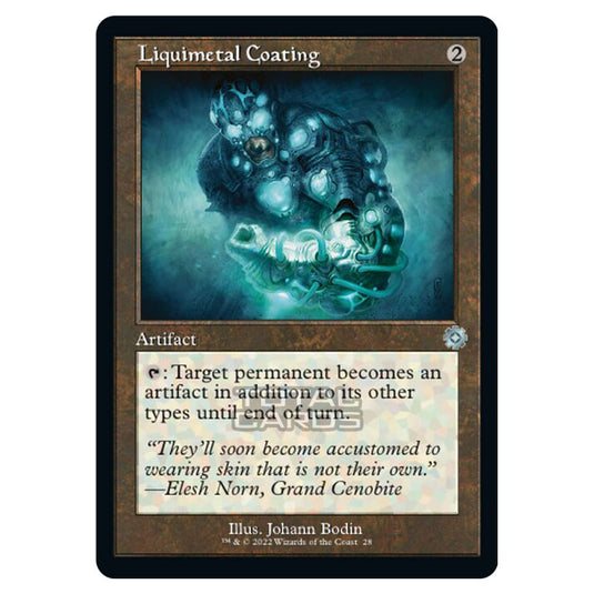 Magic The Gathering - The Brothers War - Retro Artifacts - Liquimetal Coating (Retro Frame Artifact) - 028