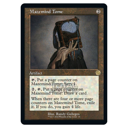 Magic The Gathering - The Brothers War - Retro Artifacts - Mazemind Tome (Retro Frame Artifact) - 030