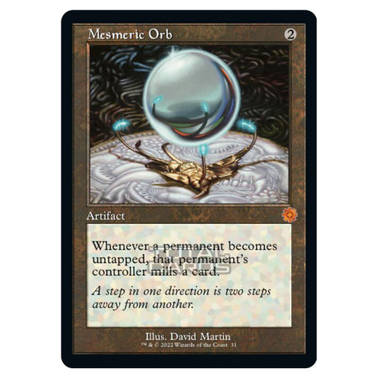 Magic The Gathering - The Brothers War - Retro Artifacts - Mesmeric Orb (Retro Frame Artifact) - 031