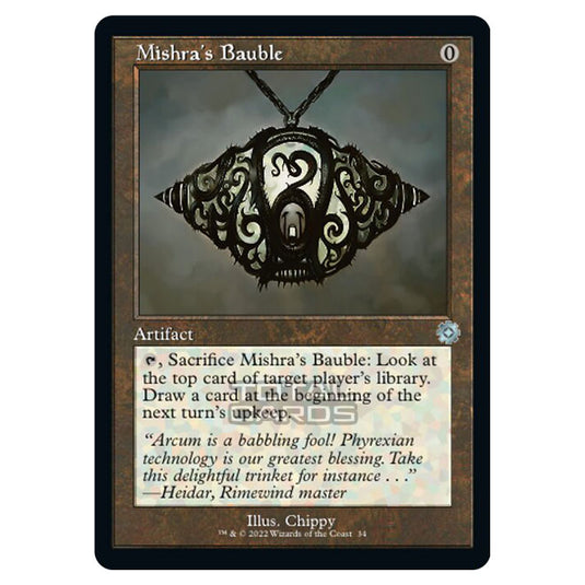 Magic The Gathering - The Brothers War - Retro Artifacts - Mishra's Bauble (Retro Frame Artifact) - 034