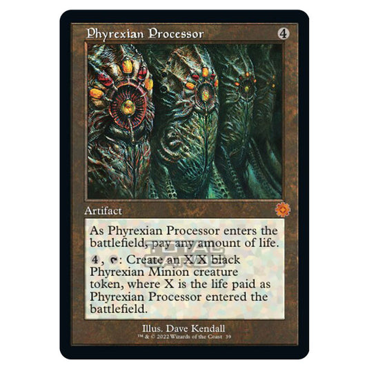 Magic The Gathering - The Brothers War - Retro Artifacts - Phyrexian Processor (Retro Frame Artifact) - 039