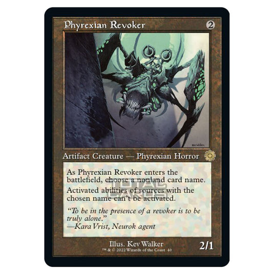 Magic The Gathering - The Brothers War - Retro Artifacts - Phyrexian Revoker (Retro Frame Artifact) - 040