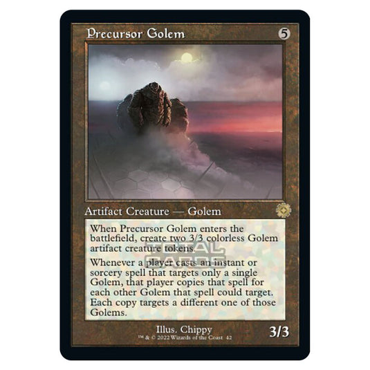 Magic The Gathering - The Brothers War - Retro Artifacts - Precursor Golem (Retro Frame Artifact) - 042