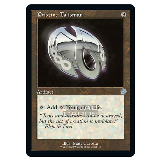 Magic The Gathering - The Brothers War - Retro Artifacts - Pristine Talisman (Retro Frame Artifact) - 043