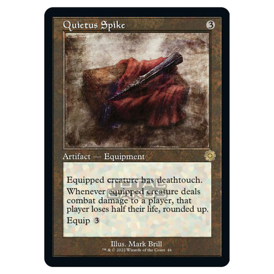 Magic The Gathering - The Brothers War - Retro Artifacts - Quietus Spike (Retro Frame Artifact) - 046