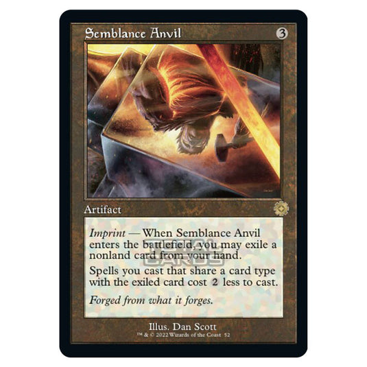 Magic The Gathering - The Brothers War - Retro Artifacts - Semblance Anvil (Retro Frame Artifact) - 052