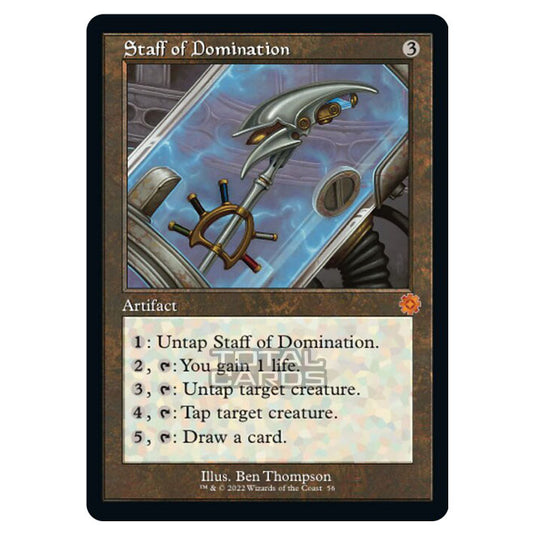 Magic The Gathering - The Brothers War - Retro Artifacts - Staff of Domination (Retro Frame Artifact) - 056