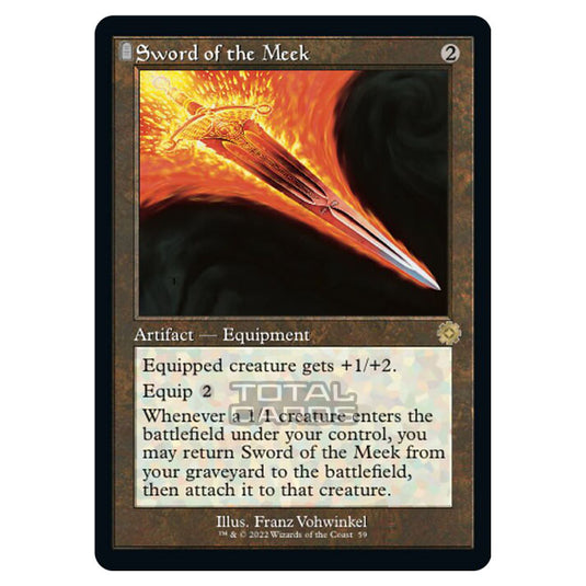 Magic The Gathering - The Brothers War - Retro Artifacts - Sword of the Meek (Retro Frame Artifact) - 059