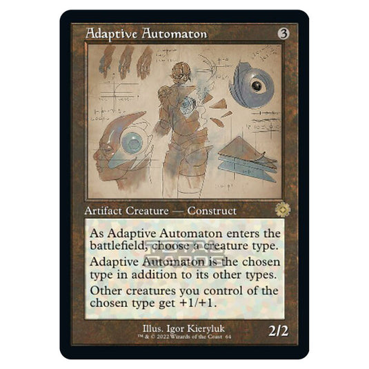 Magic The Gathering - The Brothers War - Retro Artifacts - Adaptive Automaton (Retro Schematic Artifact) - 064