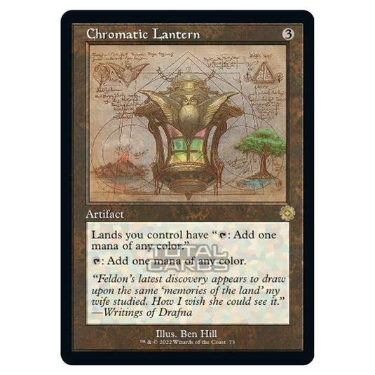 Magic The Gathering - The Brothers War - Retro Artifacts - Chromatic Lantern (Retro Schematic Artifact) - 073