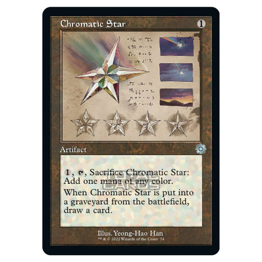 Magic The Gathering - The Brothers War - Retro Artifacts - Chromatic Star (Retro Schematic Artifact) - 074