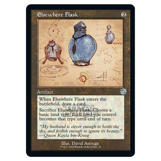 Magic The Gathering - The Brothers War - Retro Artifacts - Elsewhere Flask (Retro Schematic Artifact) - 078