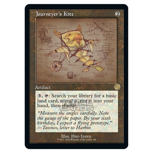 Magic The Gathering - The Brothers War - Retro Artifacts - Journeyer's Kite (Retro Schematic Artifact) - 088