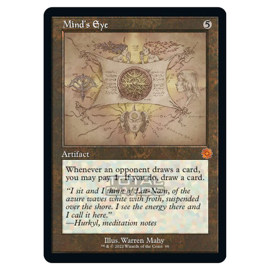 Magic The Gathering - The Brothers War - Retro Artifacts - Mind's Eye (Retro Schematic Artifact) - 096