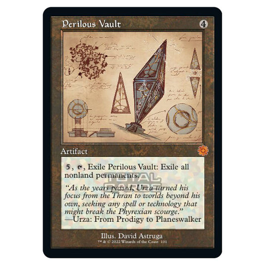 Magic The Gathering - The Brothers War - Retro Artifacts - Perilous Vault (Retro Schematic Artifact) - 101