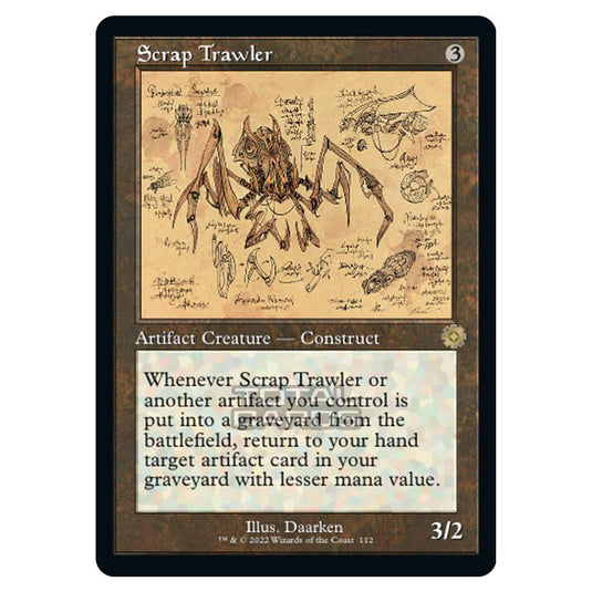 Magic The Gathering - The Brothers War - Retro Artifacts - Scrap Trawler (Retro Schematic Artifact) - 112