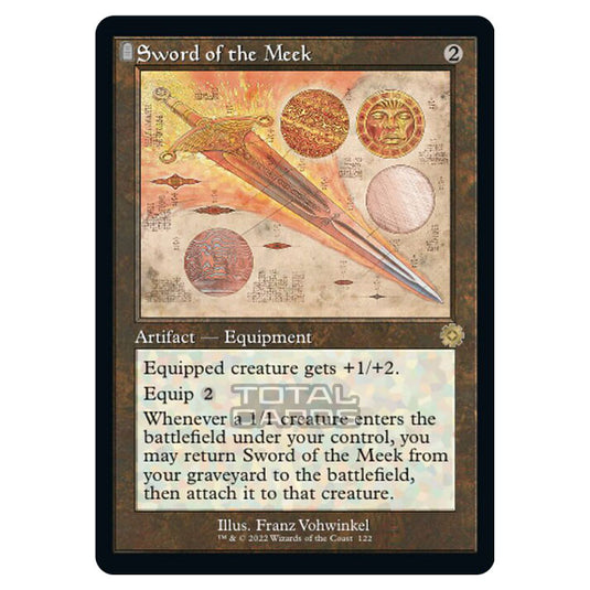 Magic The Gathering - The Brothers War - Retro Artifacts - Sword of the Meek (Retro Schematic Artifact) - 122