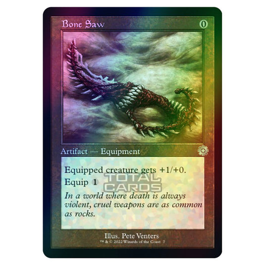 Magic The Gathering - The Brothers War - Retro Artifacts - Bone Saw (Retro Frame Artifact) - 007 (Foil)