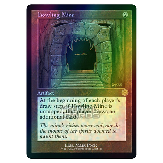 Magic The Gathering - The Brothers War - Retro Artifacts - Howling Mine (Retro Frame Artifact) - 020 (Foil)