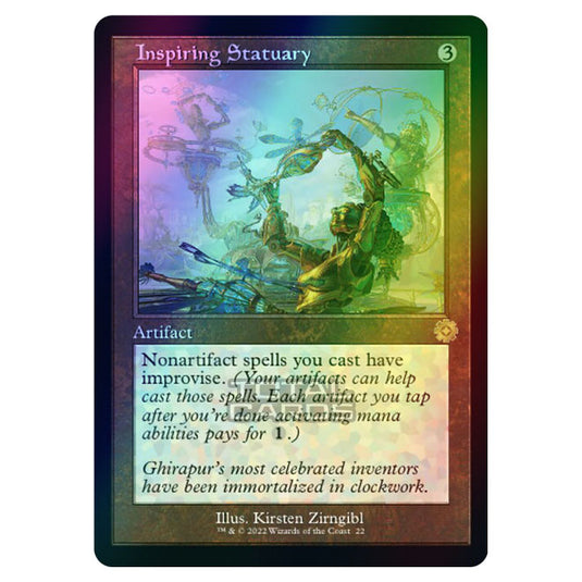 Magic The Gathering - The Brothers War - Retro Artifacts - Inspiring Statuary (Retro Frame Artifact) - 022 (Foil)