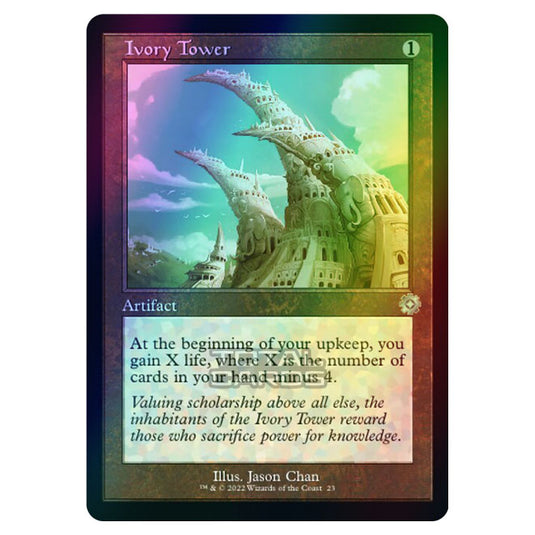 Magic The Gathering - The Brothers War - Retro Artifacts - Ivory Tower (Retro Frame Artifact) - 023 (Foil)