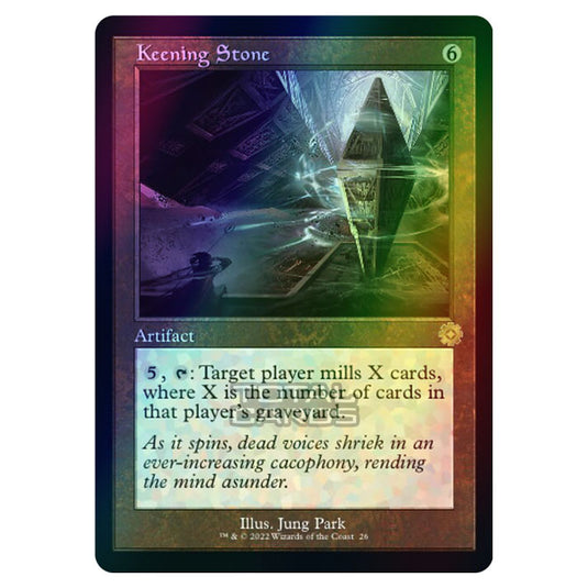 Magic The Gathering - The Brothers War - Retro Artifacts - Keening Stone (Retro Frame Artifact) - 026 (Foil)