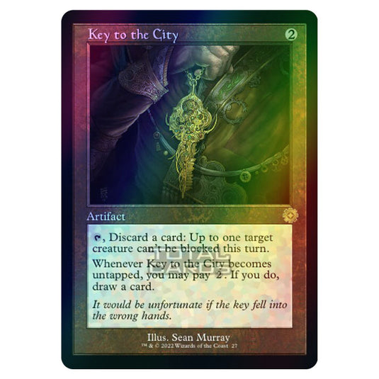 Magic The Gathering - The Brothers War - Retro Artifacts - Key to the City (Retro Frame Artifact) - 027 (Foil)