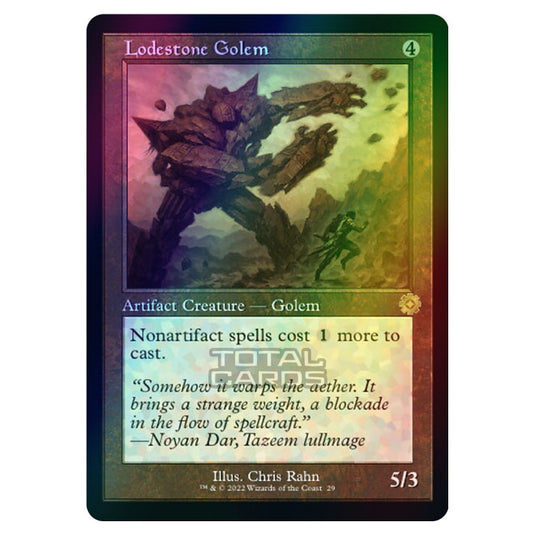 Magic The Gathering - The Brothers War - Retro Artifacts - Lodestone Golem (Retro Frame Artifact) - 029 (Foil)