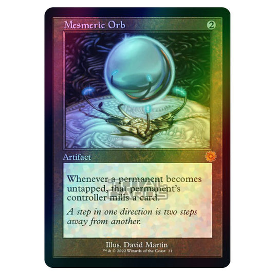 Magic The Gathering - The Brothers War - Retro Artifacts - Mesmeric Orb (Retro Frame Artifact) - 031 (Foil)