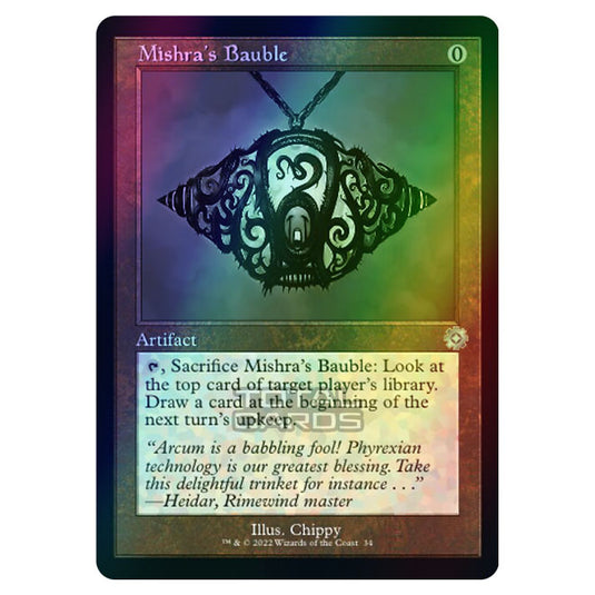 Magic The Gathering - The Brothers War - Retro Artifacts - Mishra's Bauble (Retro Frame Artifact) - 034 (Foil)