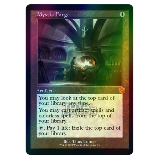 Magic The Gathering - The Brothers War - Retro Artifacts - Mystic Forge (Retro Frame Artifact) - 036 (Foil)