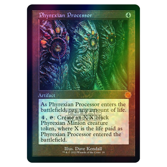 Magic The Gathering - The Brothers War - Retro Artifacts - Phyrexian Processor (Retro Frame Artifact) - 039 (Foil)