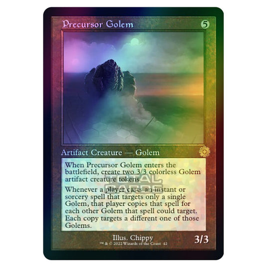 Magic The Gathering - The Brothers War - Retro Artifacts - Precursor Golem (Retro Frame Artifact) - 042 (Foil)