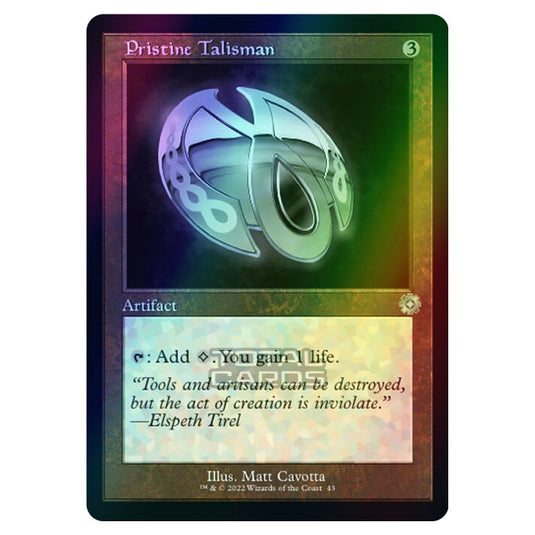 Magic The Gathering - The Brothers War - Retro Artifacts - Pristine Talisman (Retro Frame Artifact) - 043 (Foil)