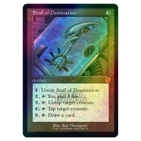 Magic The Gathering - The Brothers War - Retro Artifacts - Staff of Domination (Retro Frame Artifact) - 056 (Foil)