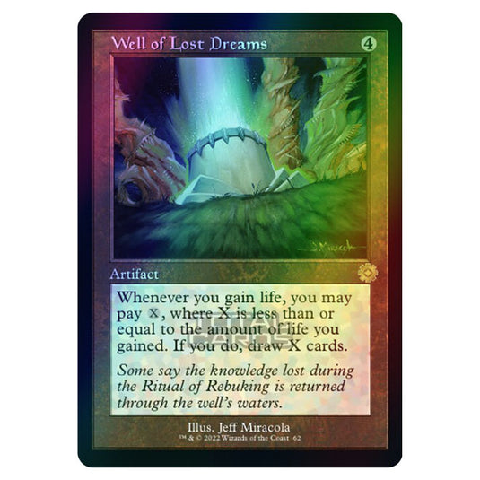 Magic The Gathering - The Brothers War - Retro Artifacts - Well of Lost Dreams (Retro Frame Artifact) - 062 (Foil)