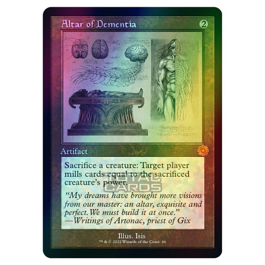 Magic The Gathering - The Brothers War - Retro Artifacts - Altar of Dementia (Retro Schematic Artifact) - 066 (Foil)