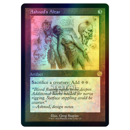 Magic The Gathering - The Brothers War - Retro Artifacts - Ashnod's Altar (Retro Schematic Artifact) - 067 (Foil)