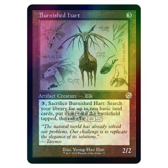 Magic The Gathering - The Brothers War - Retro Artifacts - Burnished Hart (Retro Schematic Artifact) - 071 (Foil)