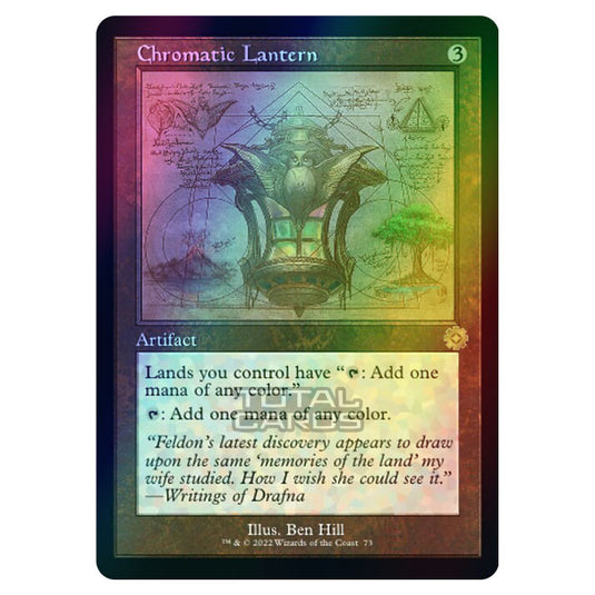 Magic The Gathering - The Brothers War - Retro Artifacts - Chromatic Lantern (Retro Schematic Artifact) - 073 (Foil)