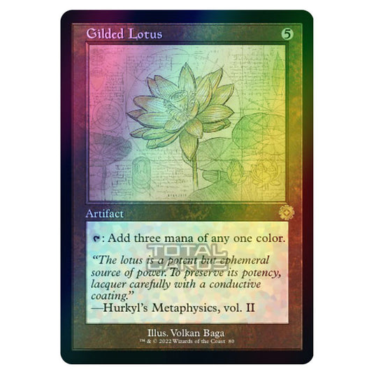 Magic The Gathering - The Brothers War - Retro Artifacts - Gilded Lotus (Retro Schematic Artifact) - 080 (Foil)