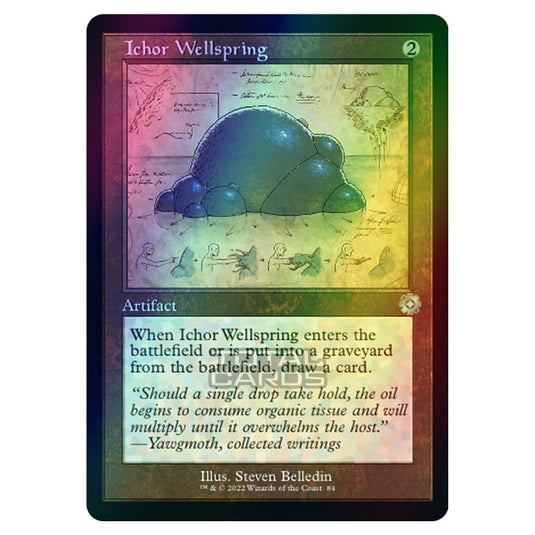 Magic The Gathering - The Brothers War - Retro Artifacts - Ichor Wellspring (Retro Schematic Artifact) - 084 (Foil)