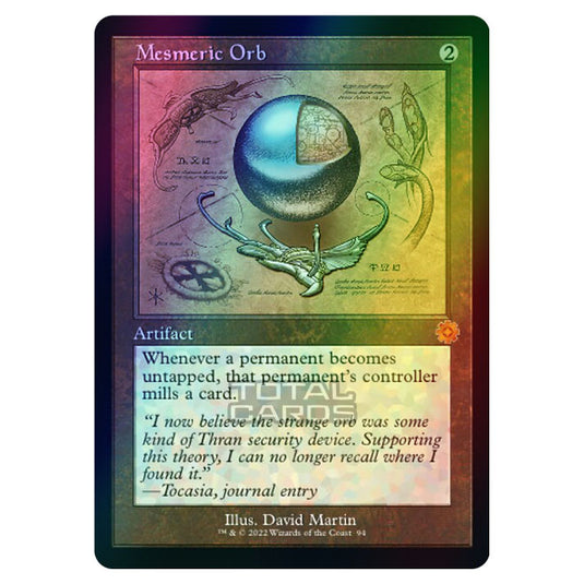 Magic The Gathering - The Brothers War - Retro Artifacts - Mesmeric Orb (Retro Schematic Artifact) - 094 (Foil)