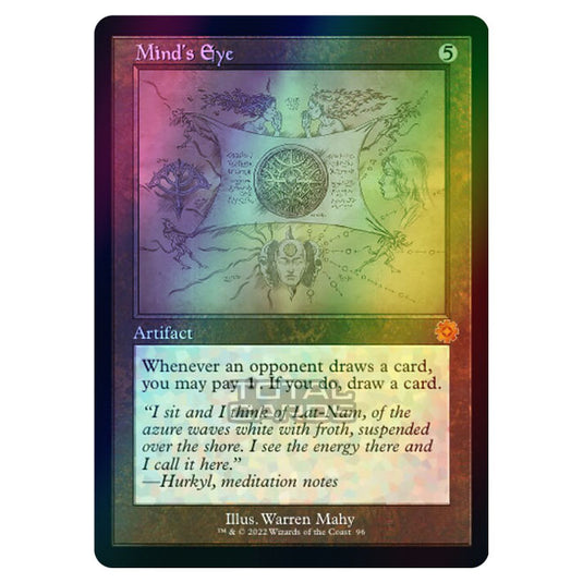 Magic The Gathering - The Brothers War - Retro Artifacts - Mind's Eye (Retro Schematic Artifact) - 096 (Foil)